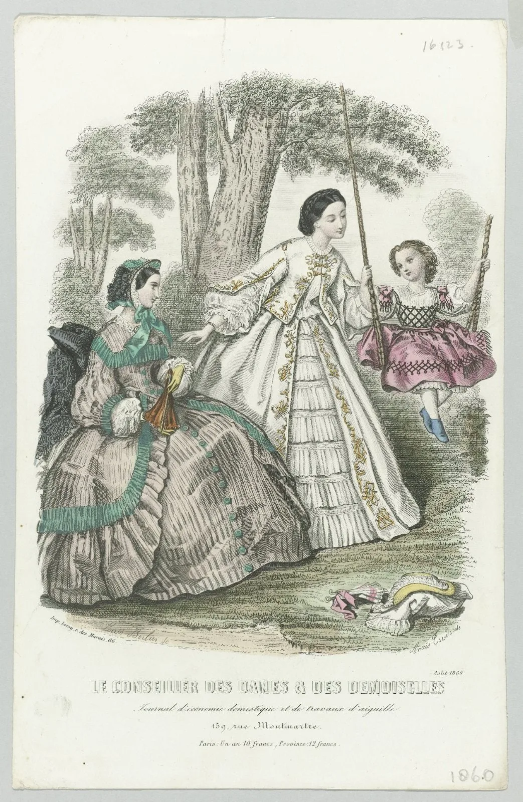 Le Conseiller des Dames et des Demoiselles, août 1860 : Journal d'économi (...)