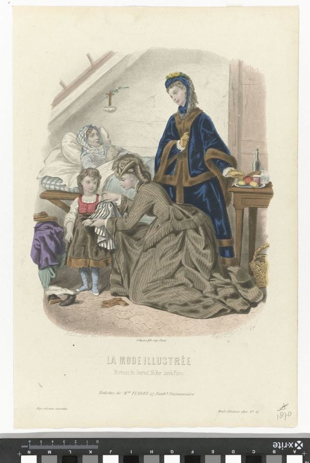 La Mode Illustrée, 1870, No. 51: Toilettes de Mme Fladry (...)