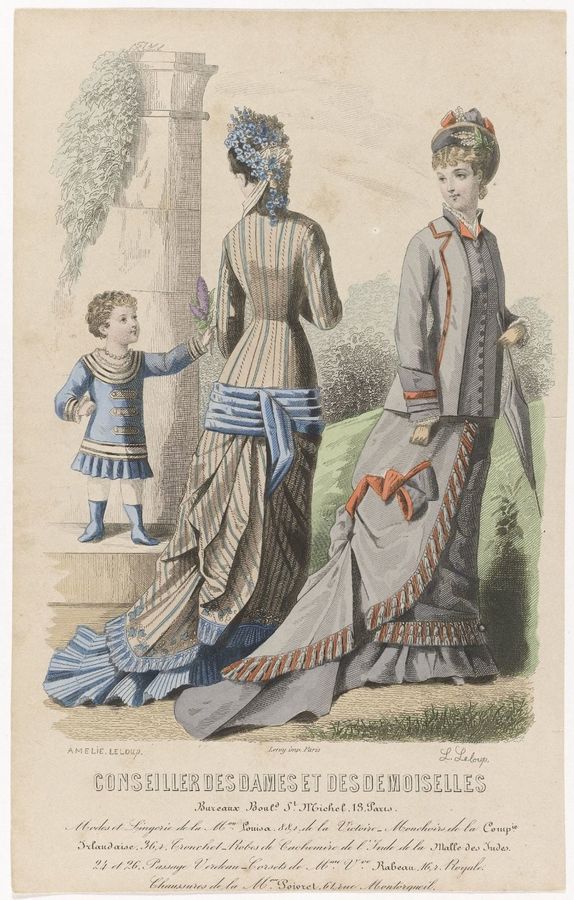 Le Conseiller des Dames et des Demoiselles, ca. 1878 : Modes et Lingeri (...)