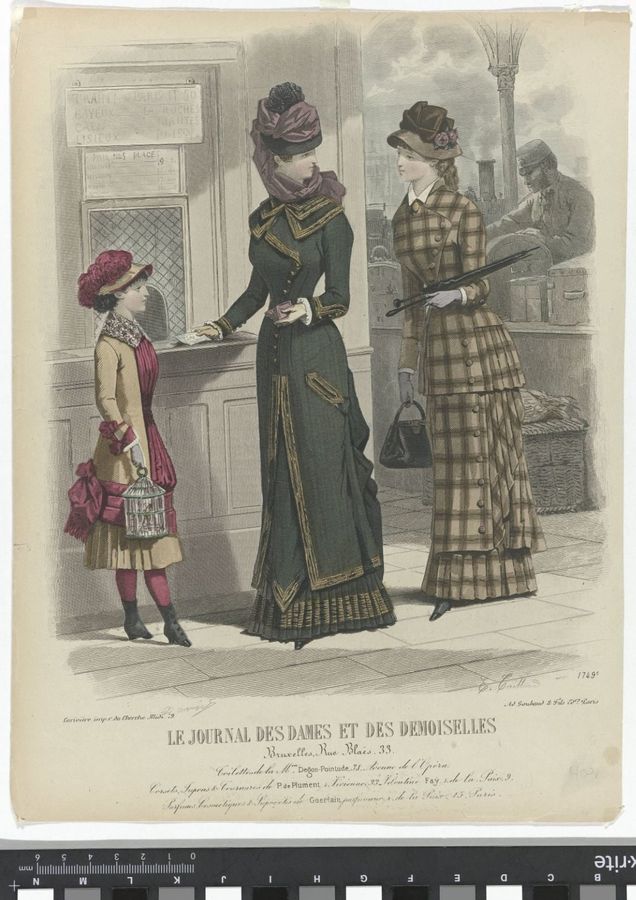 Le Journal des Dames et des Demoiselles, 1880, No. 1749c : Toilettes de la Mon. Degon-Pointud (...)