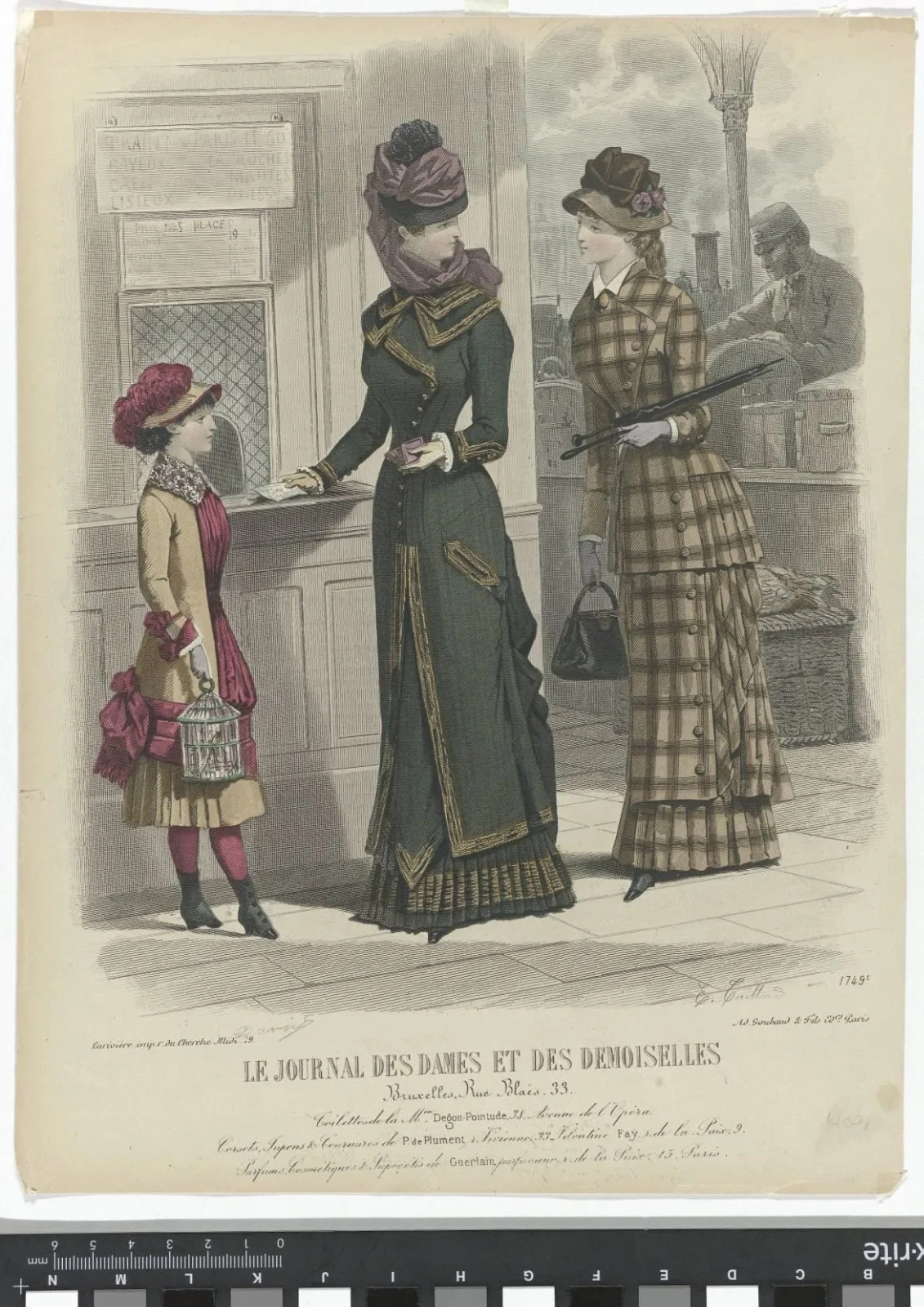 Le Journal des Dames et des Demoiselles, 1880, No. 1749c : Toilettes de la Mon. Degon-Pointud (...)
