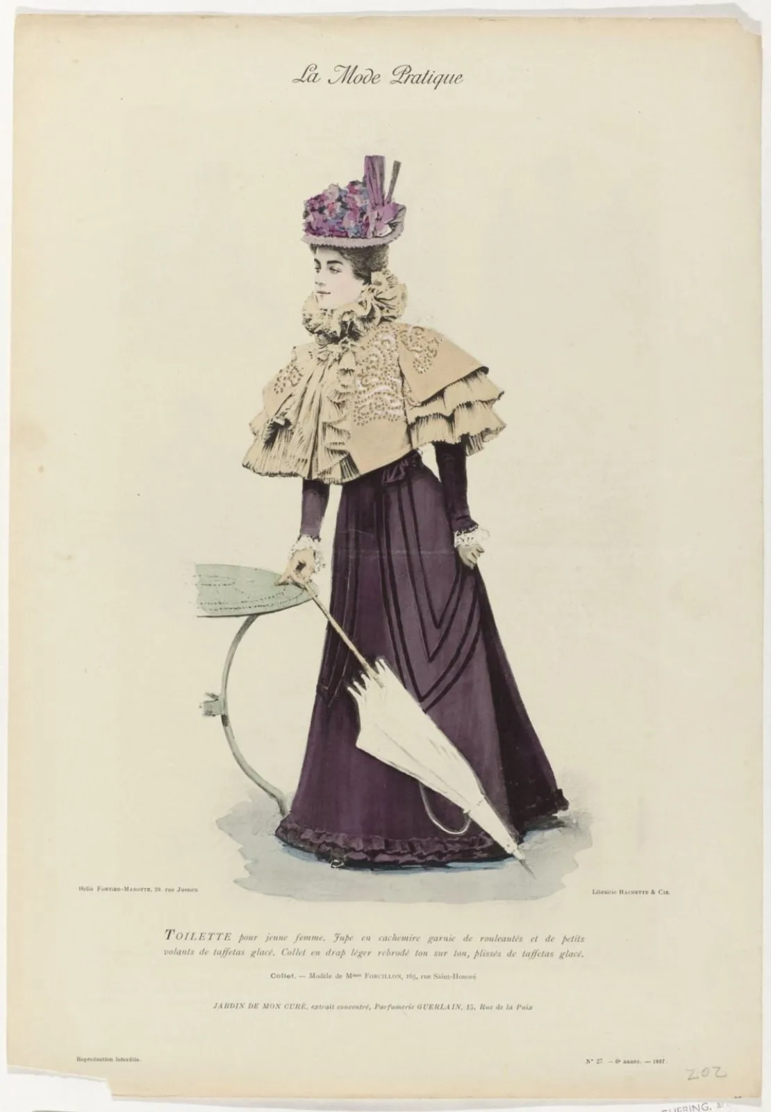 Le Mode Pratique, 1897, No. 27, 6e année : Toilette pour jeune femm (...)