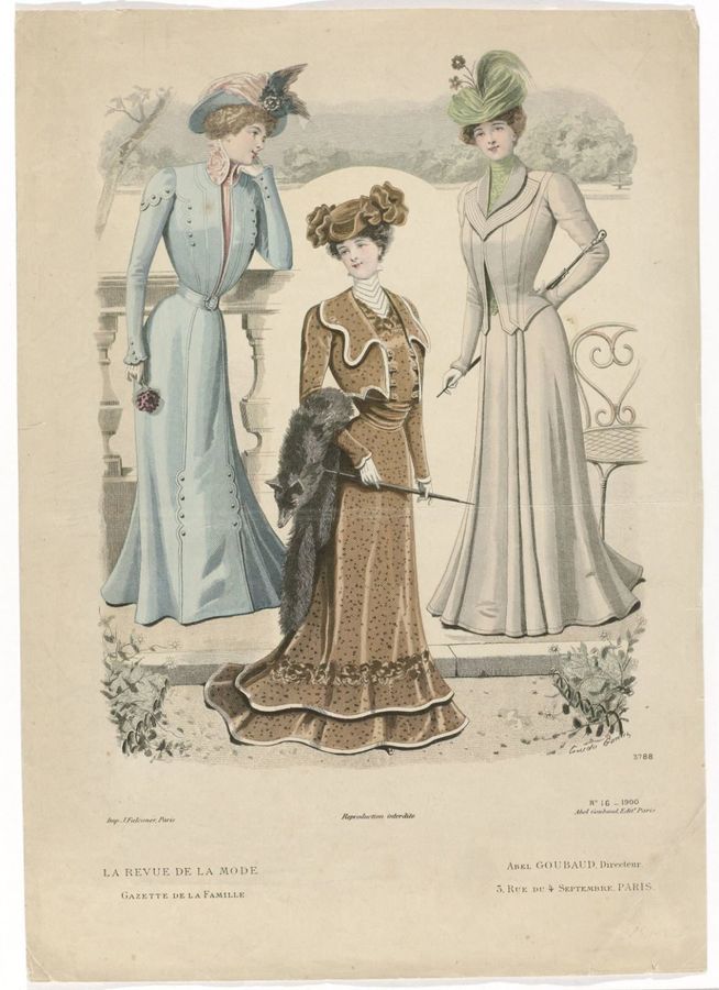 La Revue de la Mode, 1900, No. 16, nr. 3788
