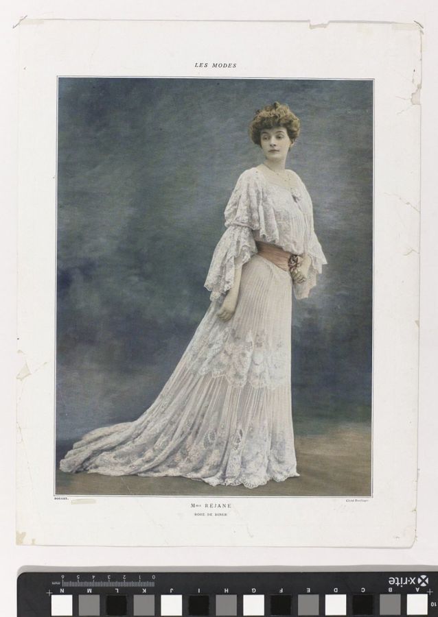 Les Modes, 1903 : Mme Réjane / ROBE DE DINER