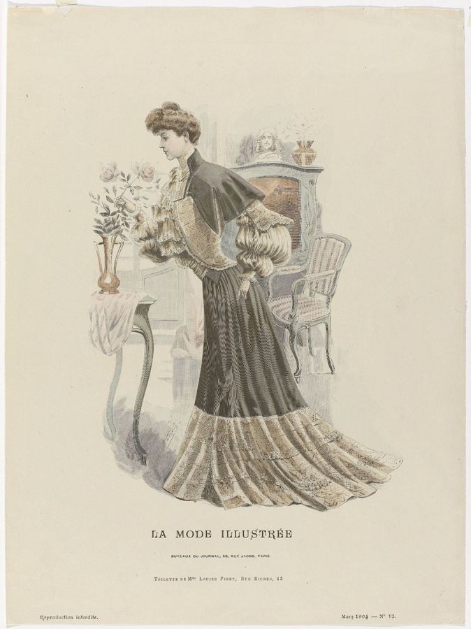 La Mode Illustrée, Mars 1904, No. 12 : Toilettes de Mlle Louise Piret (...)