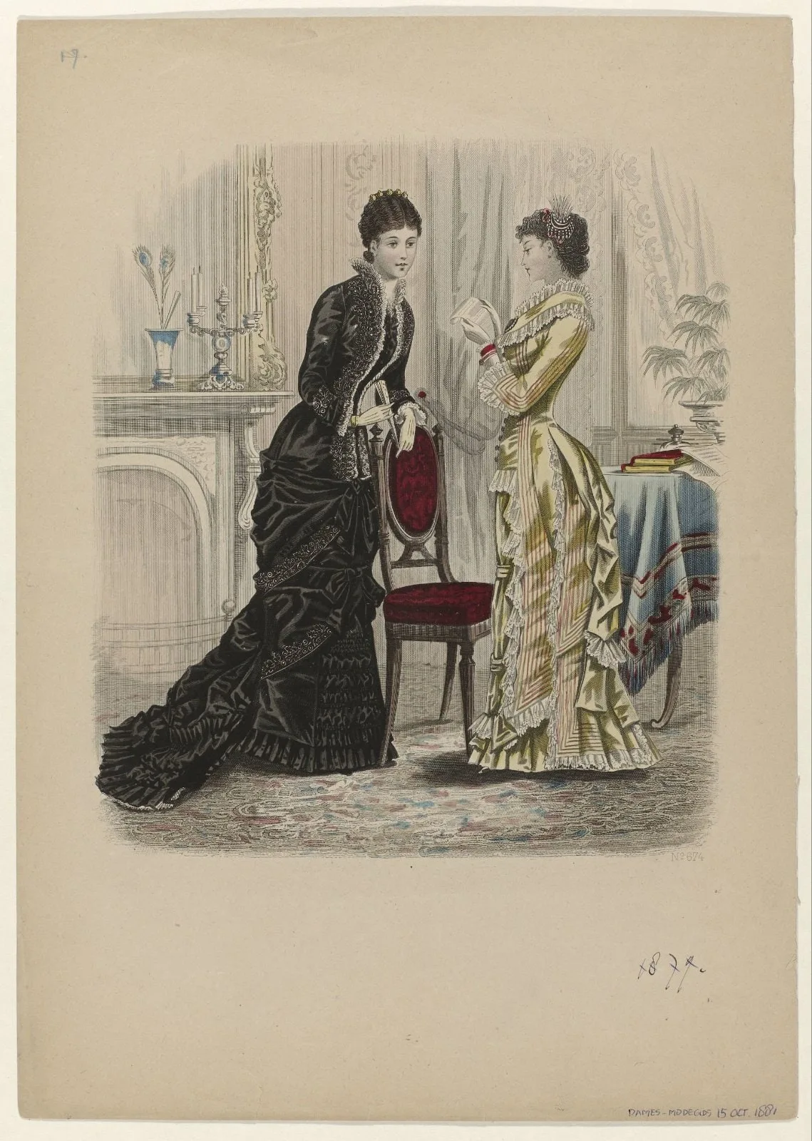 Dames-modegids, 15 oktober 1881, No. 674