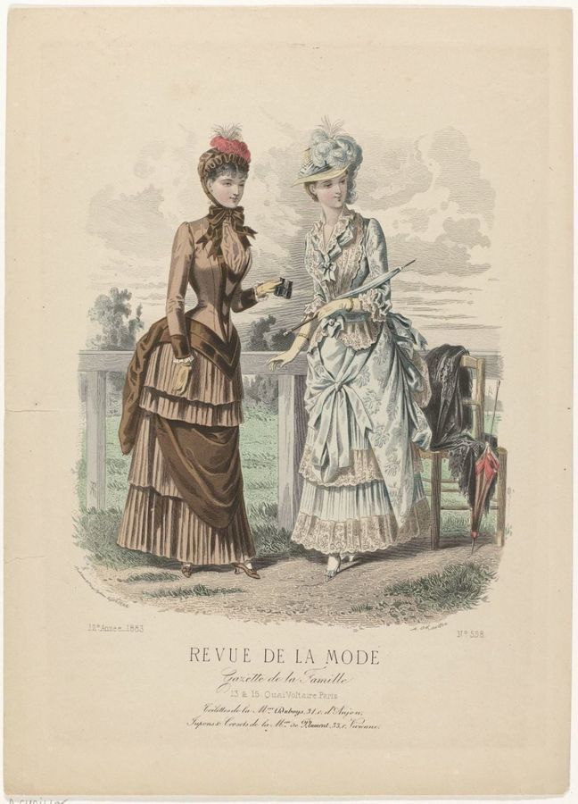 Revue de la Mode, Gazette de la Famille, dimanche 17 juin 1883, 12e annee, No. 598: Toilettes de M.on Duboys (...)