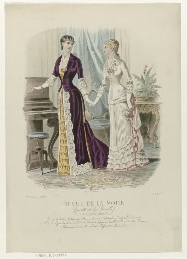 Revue de la Mode, Gazette de la Famille, dimanche 20 février 1881, 10e année, No. 477: Eventails de la Parfumerie Ninon (...)