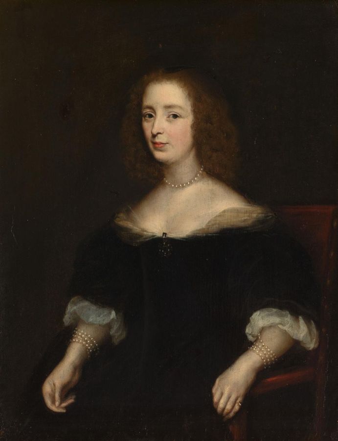 Portrait of Anna van den Corput (1599-1645). Wife of Jacob de Witt