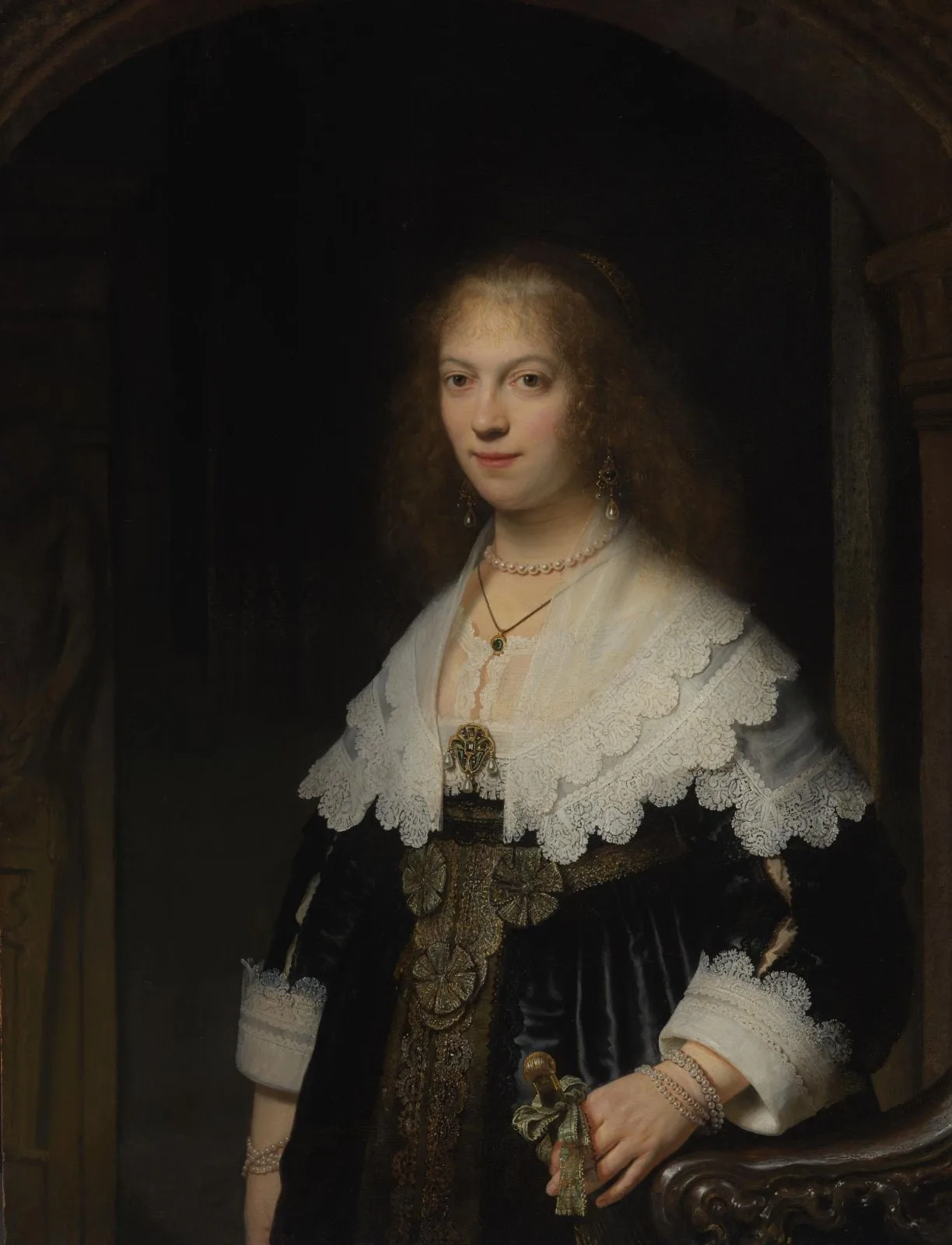 Portrait of a woman, possibly Maria Trip